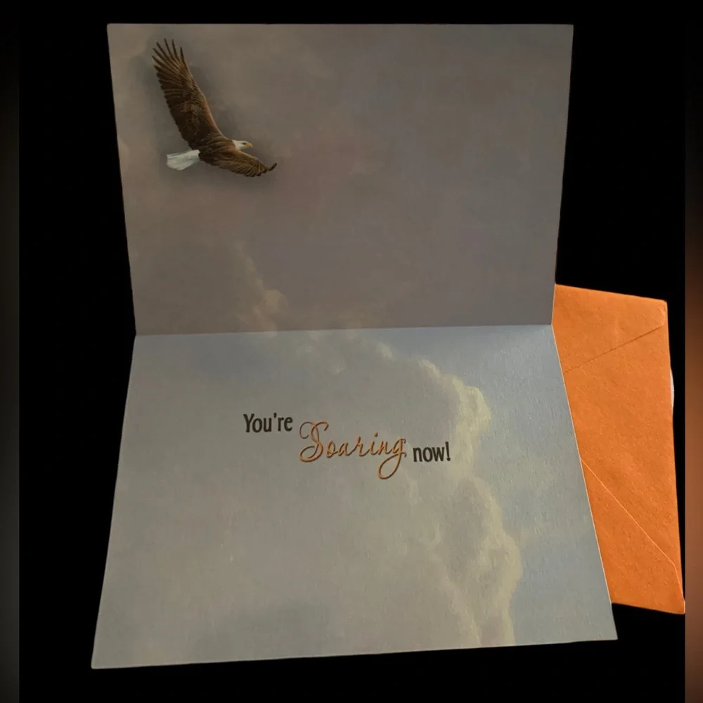 Leanin’Tree Congratulations On Your Graduation Greeting Card Soaring Eagle
